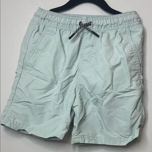 Art Class Boys Pastel Light Blue Swim Shorts Pull On Elastic Waist‎ Swimsuit Sm